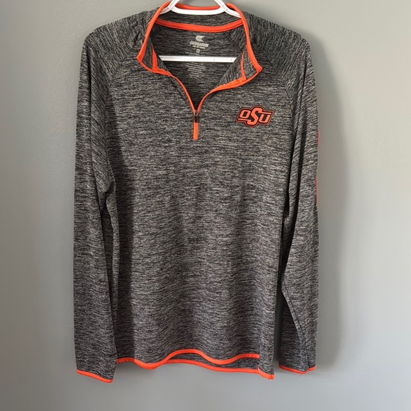 Colosseum Other - OSU Gray and Orange Quarter-Zip Pullover Men’s Medium